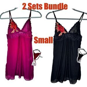 Lingerie for Women Sexy Lace Sleepwear Dress Cotton Chemise Nightgown Mini Teddy